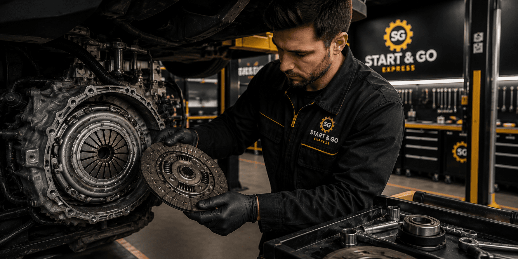 Remplacement kit embrayage et volant moteur — Start & Go Express Ormoy